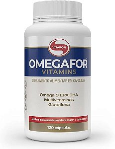 Omegafor Vitamins - 120 Cápsulas - VITAFOR