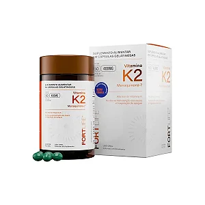 Vitamina K2 - 60 Cápsulas Gelatinosas - FORTLIFE