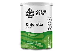 Chlorella Em Pó - 150g - Ocean Drop