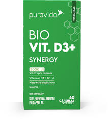 Bio Vit D3+ Synergy - 60 Cápsulas - Puravida