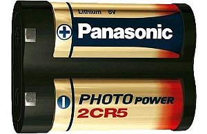 Pilha 2CR5 Lithium Panasonic - 2CR5 6V