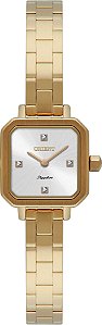 RELÓGIO ORIENT MINI FEMININO LGSS0067 S1KX DOURADO VIDRO SAFIRA