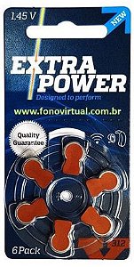 Pilha Auditiva 312 Extra Power c/ 6 unid