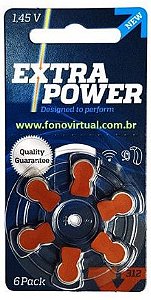 Pilha Auditiva 312 Extra Power c/ 6 unid