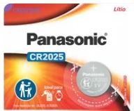 Pilha CR2025 Panasonic Lithium 3V - 1 unid
