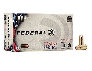 Munição Federal 9mm Lugger JHP 115gr Cx. 50un