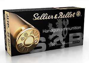 Munição Sellier & Bellot .45 AUTO / 45 ACP JHP 230gr Cx. 50un