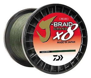 Linha de Pesca Multifilamento Daiwa J-Braid X8 150m 30kg