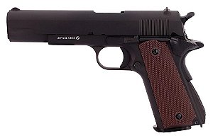 PISTOLA KROWN LAND SRC CO2 4,5MM KL-1911 PRETA