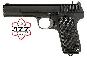 PISTOLA LEGENDS UMAREX CO2 4,5MM TT-33 PRETA