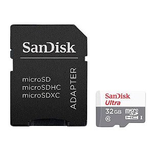Cartão de Memória MicroSD 32GB Ultra CL10 SANDISK
