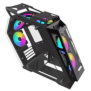 GABINETE ATX GAMER BPC-PRIME OTM BLACK LATERAL DE VIDRO TEMPERADO SEM FONTE