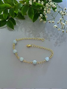 Pulseira Águamarinha