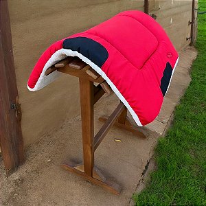 Manta Baixeiro para Cavalo forro para sela Vermelho