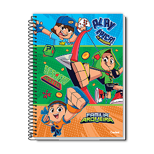 Caderno Universitário   - Família Arqueira  - Play Épica