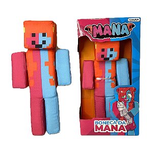 Boneca Mana Gamer de Espuma - 30cm
