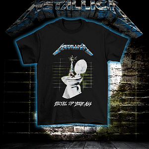 Oblee Marketplace  Camiseta Metallica Metal Up Your Ass Pintura manual