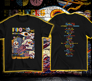 CAMISETA FOO FIGHTERS - THE TOWN - BRASIL 2023 - Anesthesia Wear