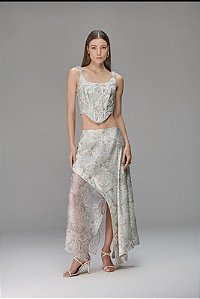 SAIA MIDI ASSIMETRICA TEXTURE