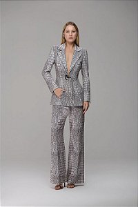BLAZER ACINTURADO ALLIGATOR COM METAL