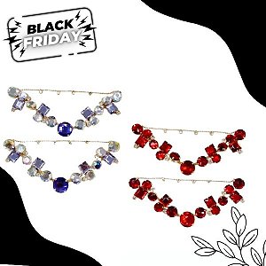 Cabedal Redondo com Quadrados