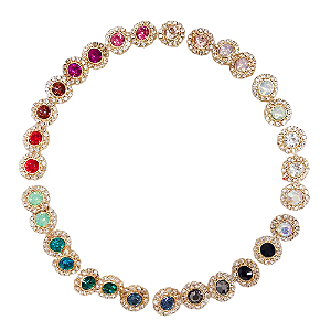 Ponto de luz Strass Pacote 6 - PARES