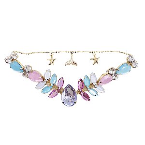 Cabedal de Sereia com corrente