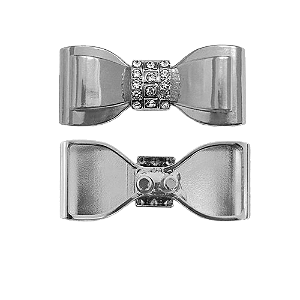 Par de Laço de Metal com Pino Piercing