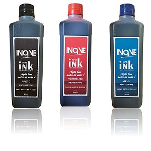 KIT 3 TINTAS À BASE DE ÁLCOOL NINE INK - 500 ML