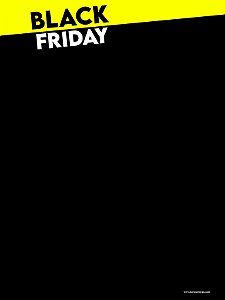 CARTAZ BLACK FRIDAY - 66X96 CM - 100 FOLHAS