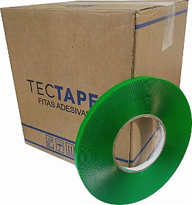 Fita dupla face (VHB) 9mmx20M - TECTAPE - Caixa com 25 UN