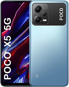Smartphone xiaomi Poco X5 5G 256gb, 8gb ram - azul
