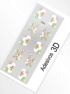 Adesivo 3D de Unha - 3281