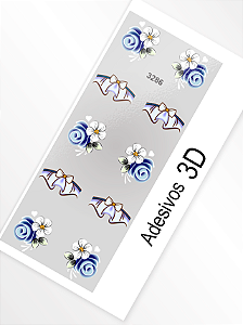 Adesivo 3D de Unha - 3286