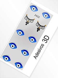 Adesivo 3D de Unha - 2422