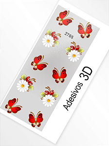 Adesivo 3D de Unha - 2785