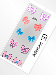 Adesivo 3D de Unha - 2830