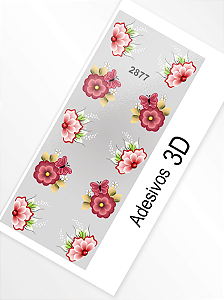 Adesivo 3D de Unha - 2877