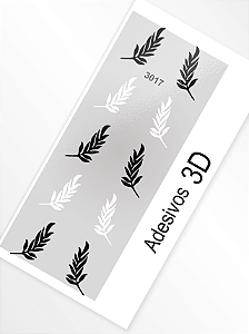 Adesivo 3D de Unha - 3017