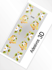 Adesivo 3D de Unha - 3059