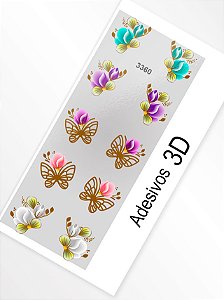 Adesivo 3D de Unha - 3360