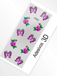 Adesivo 3D de Unha - 3362