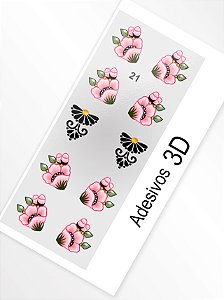 Adesivo 3D de Unha - 21