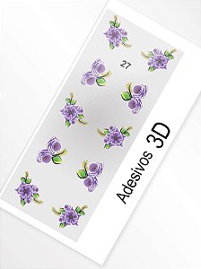 Adesivo 3D de Unha - 27