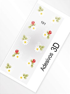 Adesivo 3D de Unha - 101