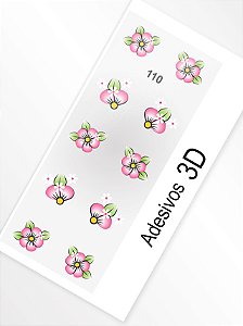 Adesivo 3D de Unha - 110