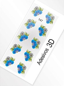 Adesivo 3D de Unha - 147