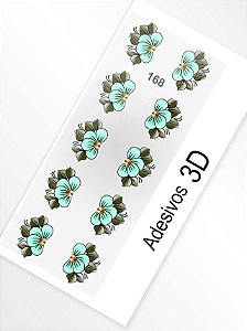 Adesivo 3D de Unha - 168