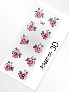 Adesivo 3D de Unha - 182