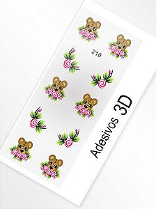 Adesivo 3D de Unha - 210